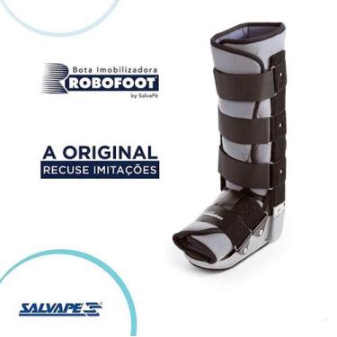 Imagem de Bota Imobilizadora Ortopédica Robofoot Longa - Ref 608 - Conforto e Es