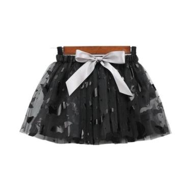 Imagem de Saia Tutu Fluffy Para Meninas, Saia De Tule De Princesa Para Crianças,
