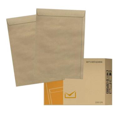 Imagem de Envelope 162 x 229 mm Pardo Skn 23 Kraft Pardo 250 Unidades - Volunder