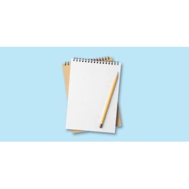 Imagem de Bloco notas papel reciclado 20 folhas 13x10 kit com 2