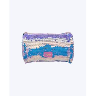 Imagem de Necessaire Grande Gata Sereia Paetê Puket 050404245, Lavanda, UN