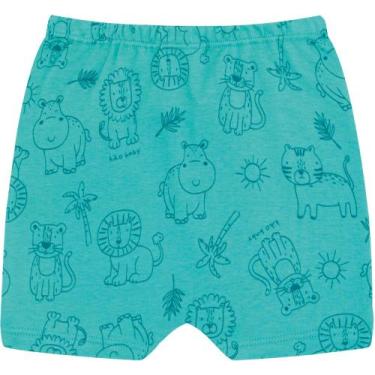 Imagem de Short bebe 13571 kiko e kika, Verde escuro, G