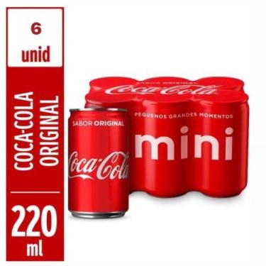 Imagem de Refrigerante Coca Cola Sem Açúcar Pack 6 Un 220ml - Coca-Cola, 220ml, 