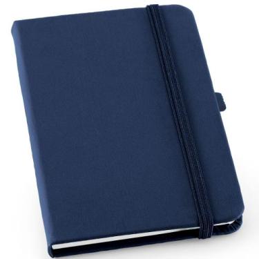 Imagem de Caderneta de Anotações 12x17cm 80 Folhas Sem Pauta - TopGet, Azul
