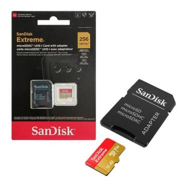 Imagem de Cartão de Memoria 256Gb Micro Sd Cl10 190mb/s Leit Extreme SDSQXAV-256