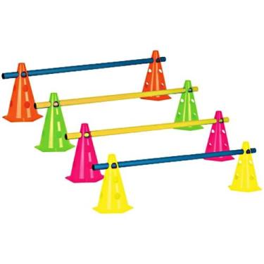 Imagem de Kit Barreira de Agilidade Kallango - 8 cones 4 barras