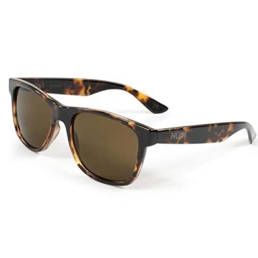 Imagem de Óculos de Sol Hupi Brile Armação Tartaruga Lente Marrom Unissex, Cor: Marrom