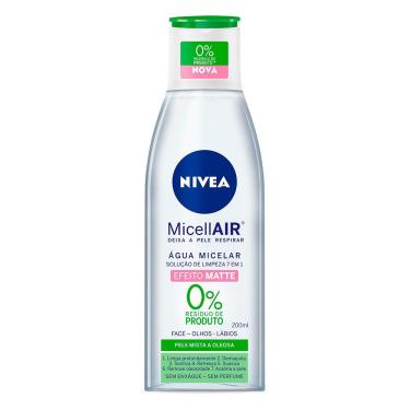 Imagem de Água Micelar Nivea MicellAIR 7 Em 1 - Efeito Matte 200ml