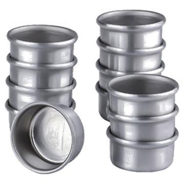 Imagem de Forminha para Pão de Mel em Alumínio 4 cm com 12 Peças Doupan