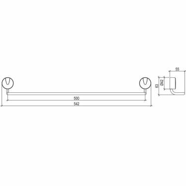 Imagem de Toalheiro Barra Grande Lorenluna 2040 C41