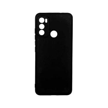 Imagem de Capa Capinha Aveludada Premium Compatível Com Moto G60 (Preto)