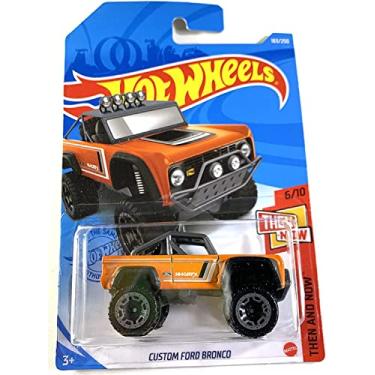 Imagem de Hot Wheels 2021, Custom Ford Bronco Orange, Then and Now 6/10, 163/250