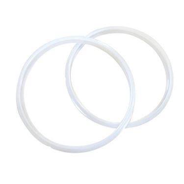 Imagem de Pacote de solteiro: GJS Gourmet Duas juntas de borracha de substituição compatíveis com panelas de pressão de 10 litros (todos os modelos de 10 quartos)