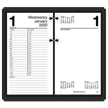 Imagem de AT-A-GLANCE 2020 Refil diário para calendário de mesa, 11,43 cm x 20,32 cm, folha solta (E21050), Nova Edição 2020