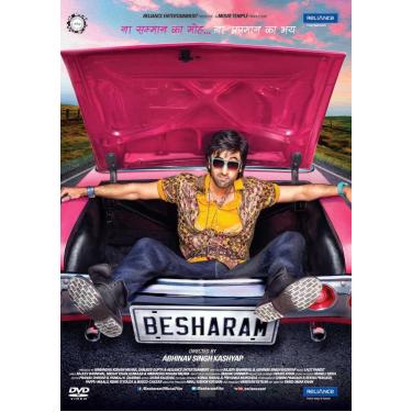 Imagem de Besharam Hindi DVD (2013) Bollywood Hindi Film Stg: Ranbir Kapoor, Pallavi Sharda, Jaaved Jaaferi, Rishi Kapoor, Neetu Singh, Amitush Nagpal [DVD]
