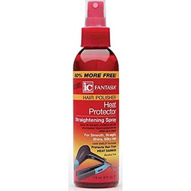 Imagem de Fantasia Polidor de cabelo protetor térmico spray alisador, 170 g (pacote com 2)