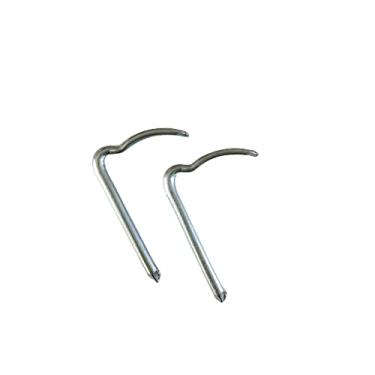 Imagem de TheHeor Gancho de metal de 10 peças, pregos de fixação de grampo em u, prego de tubo de fixação de grampo em u, braçadeiras de tubo de metal de prego, instalação de tubo ou arnês (55mm*27.3)