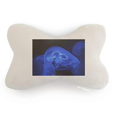 Imagem de DIYthinker Almofada de apoio de cabeça para decoração de pescoço para decoração de carro de água-viva tropical