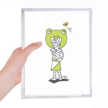 Imagem de Caderno com chapéu de sapo Egito múmia Hórus diário de folhas soltas recarregável, papelaria