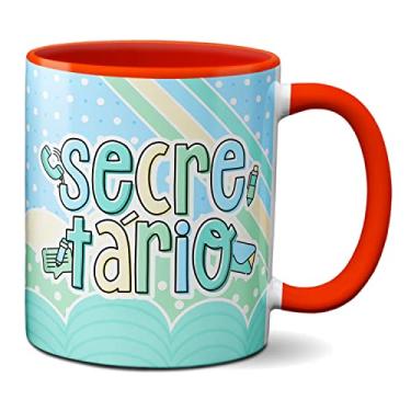 Imagem de Caneca Secretariado Profissional Secretário Presente (Vermelha)