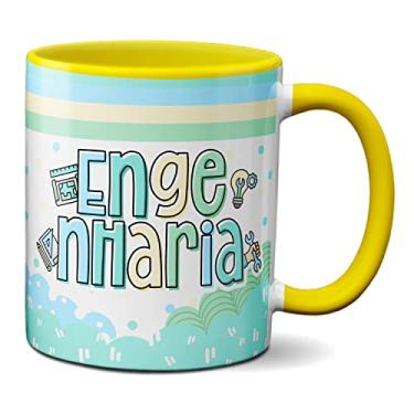 Imagem de Caneca Engenheiro Profissional Presente Engenharia (Amarela)