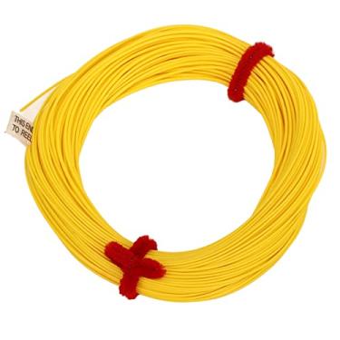 Imagem de Linha Principal de Pesca de Fibra de Poliéster Durável Com Revestimento de Ponta de 30 M para Pesca Marítima (Amarelo)