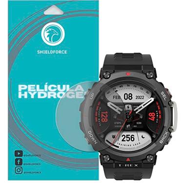 Imagem de Película Amazfit Amazfit T-Rex 2 Shieldforce Hydrogel Cobertura Total (3x tela)