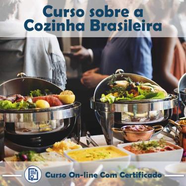 Imagem de Curso online em videoaula sobre a Cozinha Brasileira com Certificado + 2 brindes