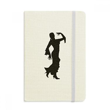 Imagem de Caderno de dança Folk Art Performance Dancer oficial tecido capa dura diário clássico