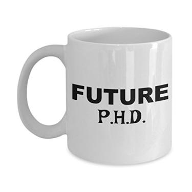 Imagem de Caneca de café Future P.H.D - Caneca de café de 325 ml