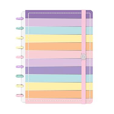 Imagem de Caderno De Disco ISCOOL Disc Inteligente M Listras Prata