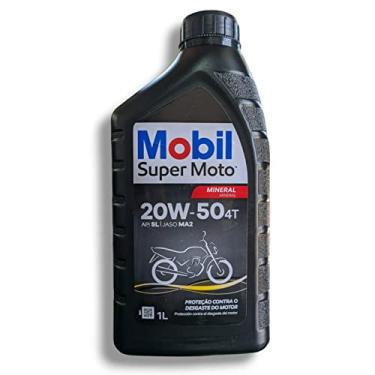 Imagem de Oleo para Moto Mobil 20w50 mineral 1L lande fazer titan