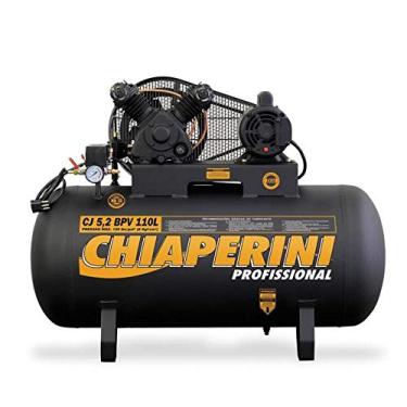 Imagem de Compressor de ar 5,2 pés 110 litros 1 hp monofásico - CJ5,2 BPV 110L - Chiaperini (110V/220V)