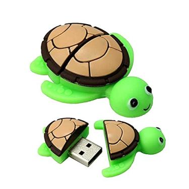 Imagem de Pen Drive USB 2.0 em forma de lutador de 128 GB, pen drives USB Memory Sticks USB Flash Disk PenDrive Pen Drive U Disk com corrente (verde)
