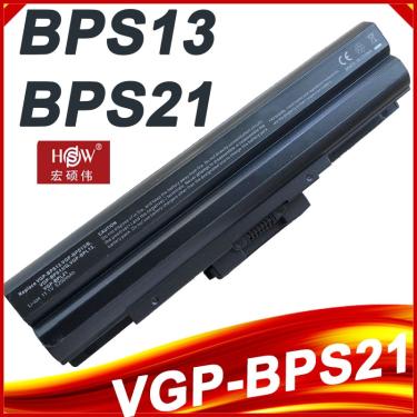 Imagem de 5200mah bateria para sony vaio VGN-AW VGN-CS VGN-FW VGN-NS VGN-NW bps13/b vgp bps13/q VGP-BPS13B/b