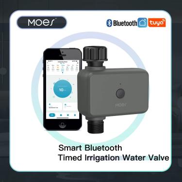 Imagem de Moes-Smart Tuya Bluetooth Water Timer  Chuva Atraso  Irrigação Programável  Cubo de Rega Automático