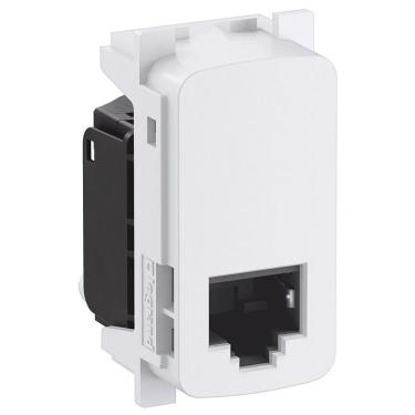 Imagem de Módulo Tomada RJ45 Legrand Pial Zeffia - Cat 5e UTP LCS - Branco - 680158