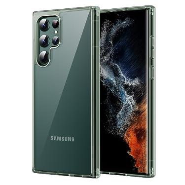 Imagem de JETech Capa para Samsung Galaxy S22 Ultra 5G 6,8 Polegadas, Case Protetora de Telefone à Prova de Choque Não-Amarelecimento, Capinha Parte Traseira PC Rígido Anti-Riscos (Verde)
