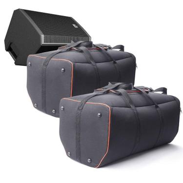 Imagem de Kit 2 Bolsa Bag Case Bag Para Eletro Voice Zlx 12 Acolchoada