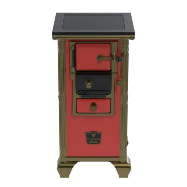 Imagem de Fogao a Lenha Venax n 00 Imperador Premium Vermelho