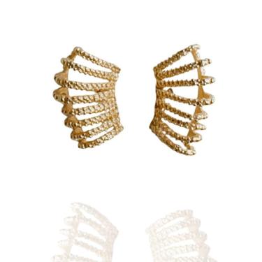 Imagem de Brincos Ear Cuff 8 Voltas - Banhado em Ouro 18k