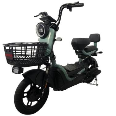 Imagem de Bicicleta Elétrica Scooter 500W 48V 20Ah Eko-5 Duos Verde Claro