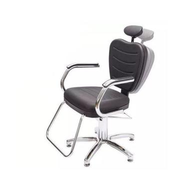 Imagem de Cadeira Reclinável Hidráulica p/ Maquiagem e Sobrancelha Top - Dompel