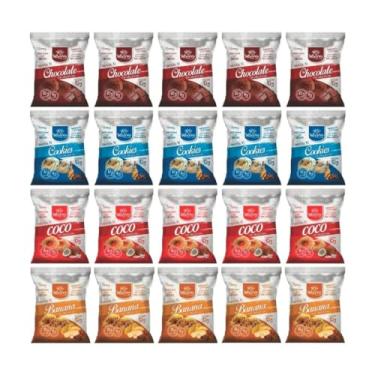 Imagem de Kit20 Wheyviv Biscoitos Bolachas Fit Com Whey Protein 45g