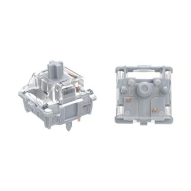 Imagem de GATERON Zero Silent Switches 5 pinos 45gf mola linear de dois estágios pré-lubrificados para teclado mecânico MX 108 peças