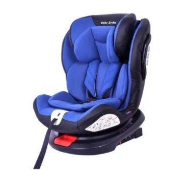 Imagem de Cadeira Bebê Auto 0 A 36 Kg Isofix Rotação Style Baby 360º Azul - Tapu