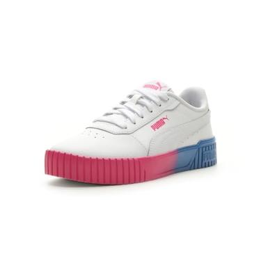 Imagem de PUMA Tênis infantil unissex Carina 2.0 com fecho alternativo, Branco-ravish, 19