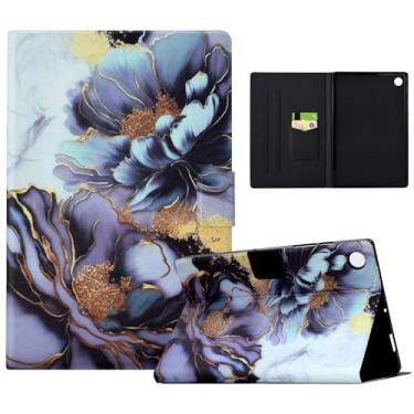 Imagem de Dteck Capa ultrafina para tablet Samsung Galaxy Tab A9+ Plus 27.9 cm 2023 (SM-X210) - Capa fólio de couro PU [possui hibernar automático e suporte/compartimentos embutidos], capa fofa de desenho