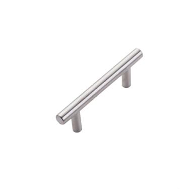 Imagem de Puxador dourado preto do armário, aço inoxidável escovado, maçaneta da porta do armário de cozinha, gaveta de móveis, puxador de barra, 6 polegadas, 96mm