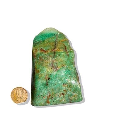 Imagem de 01 Aventurina Azul Pé Bico e Corpo Polido 200 a 300g Tipo B